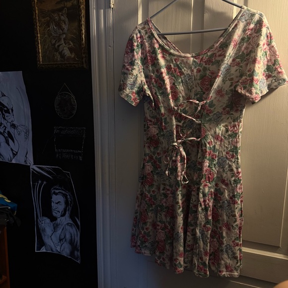 No Boundaries Floral Patterned Cottagecore Dress - Picture 3 of 6